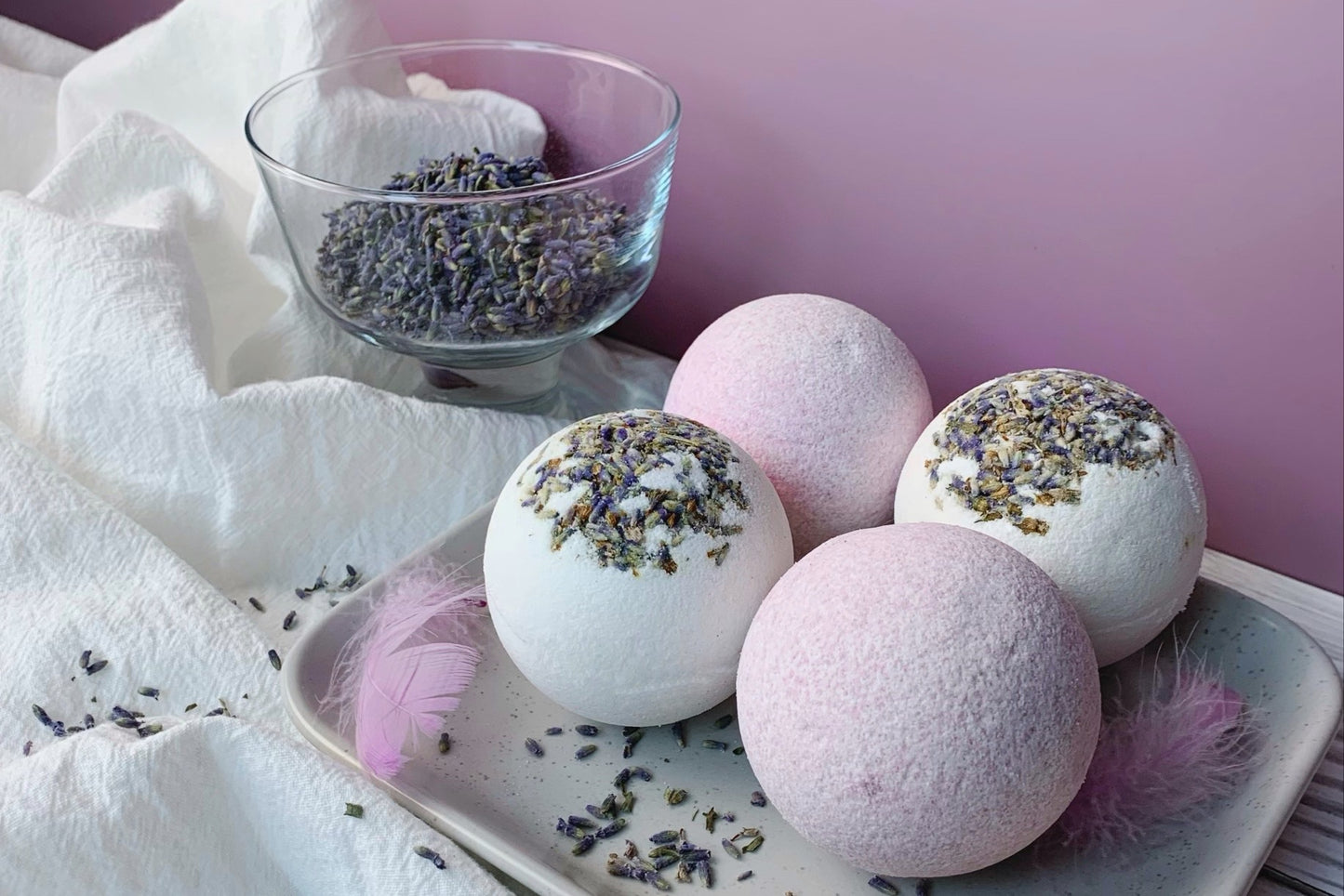 Lavender Bath Bomb Set